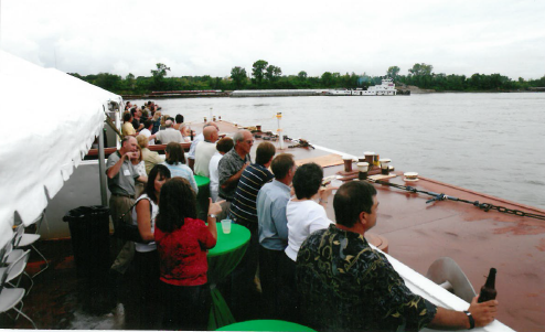 SITE hosted a barge party as a fun networking social event.